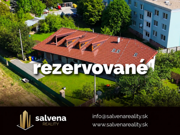 ***REZERVOVANÉ*** Priestranný dvojgeneračný Rodinný dom v srdci Veľkého Šariša.
