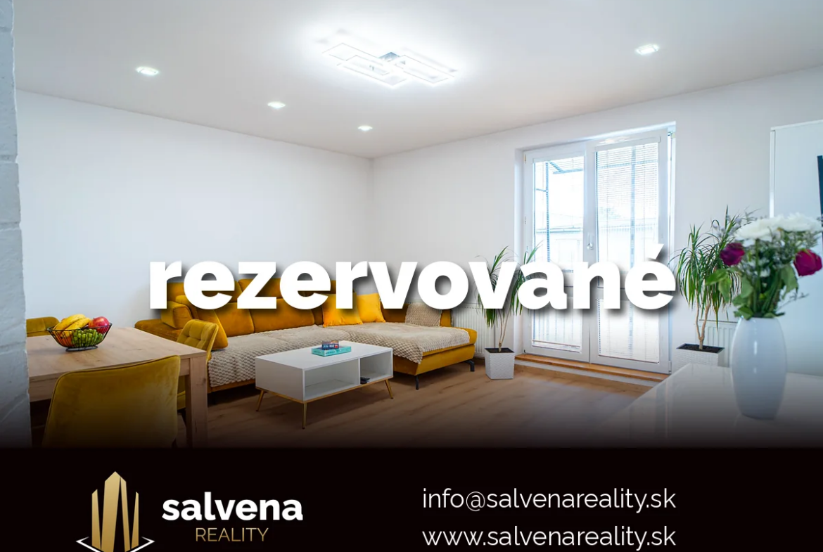 ***REZERVOVANÉ*** 3-izbový byt s garážou na predaj v Uzovciach pri Sabinove